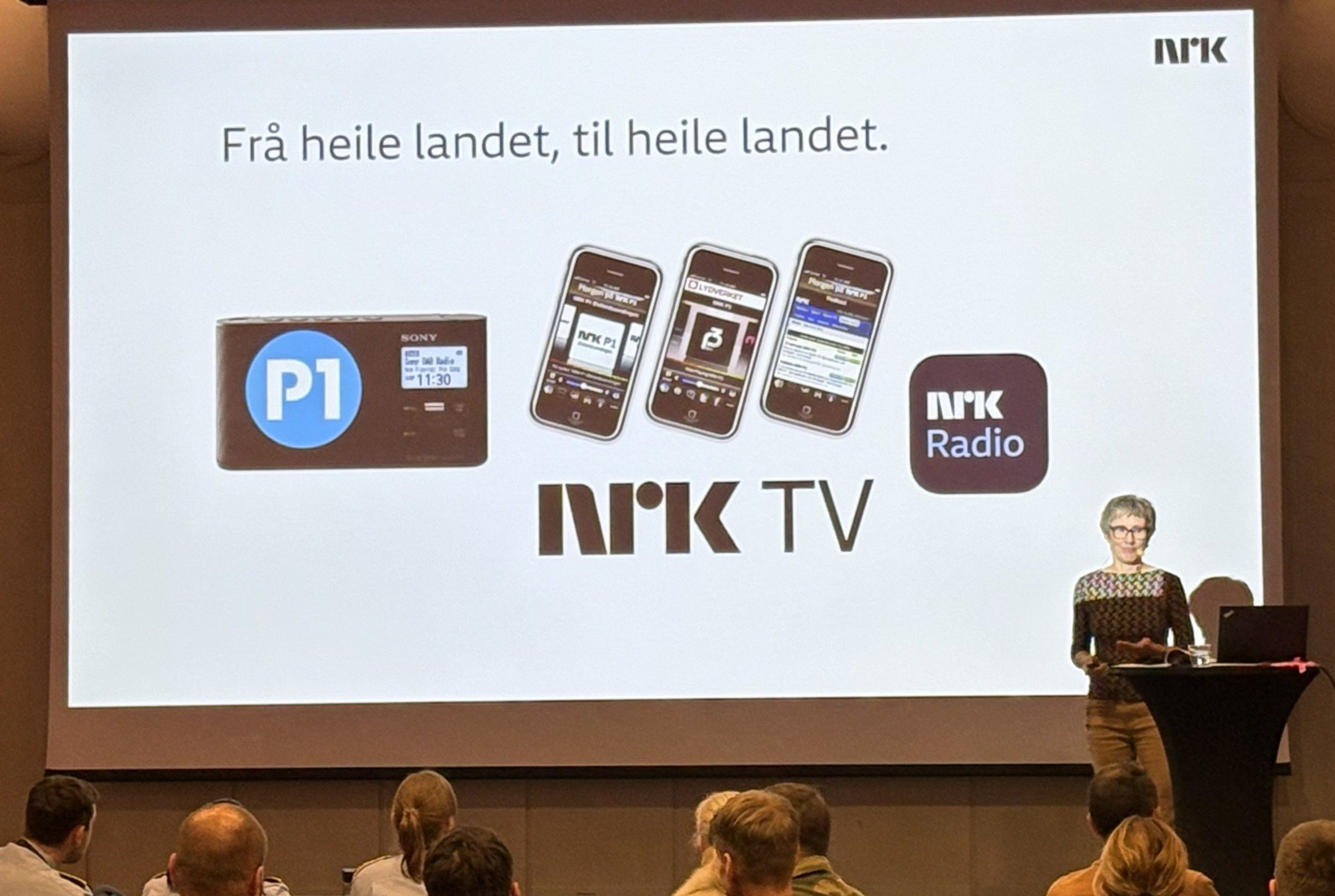 Norsk rikskringkasting (NRK) har et lovpålagt ansvar som beredskapsaktør. Her representert ved Rita Nottveit.  Foto: Statsforvalteren i Østfold, Buskerud, Oslo og Akershus. Norsk rikskringkasting (NRK) har et lovpålagt ansvar som beredskapsaktør. Her representert ved Rita Nottveit.