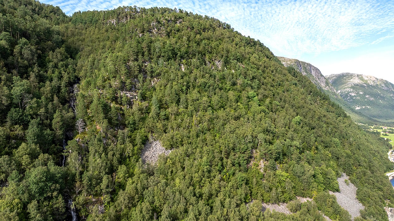 Lia oppom Aursundvegen.