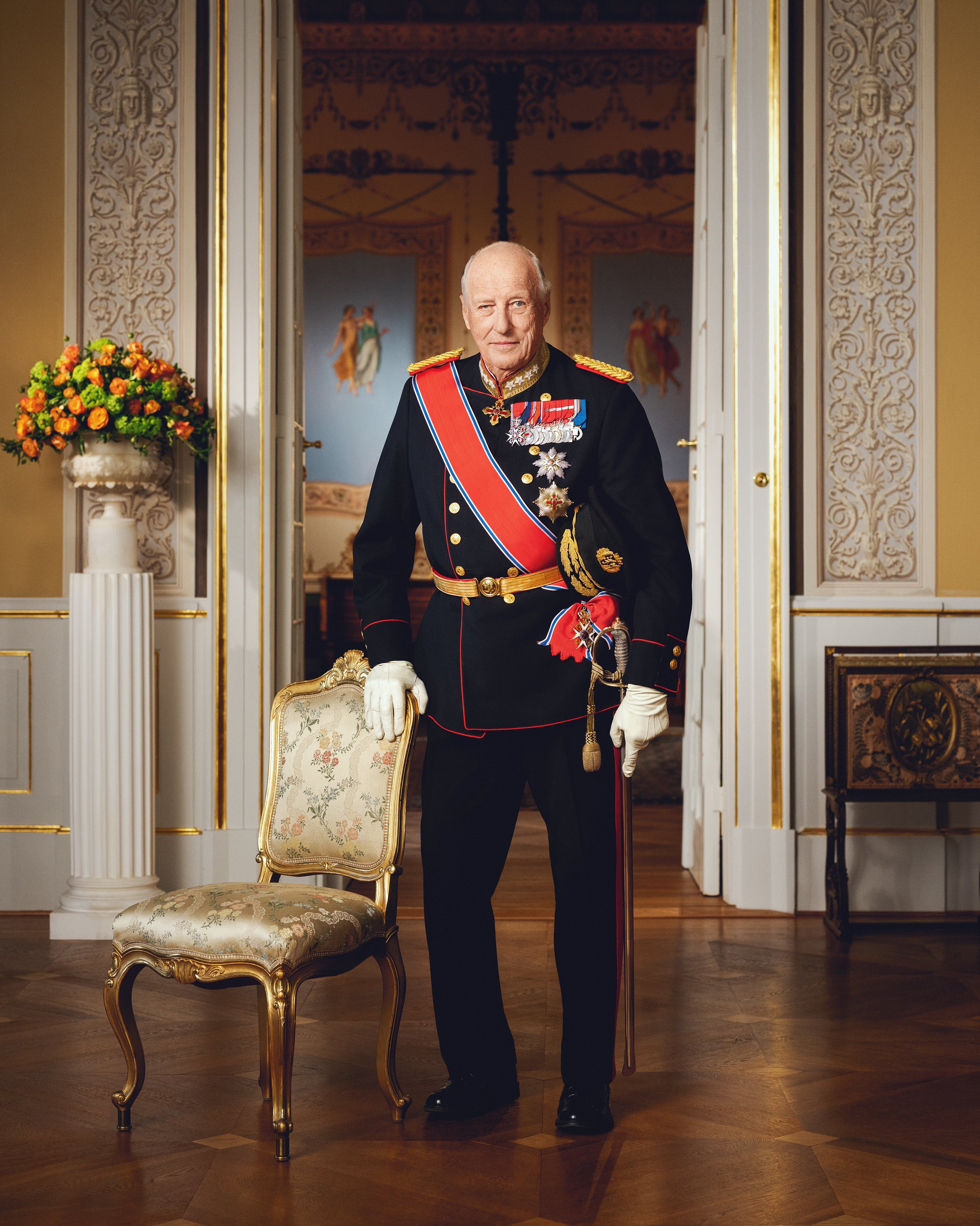 Pressebilde av Kong Harald fra 2025