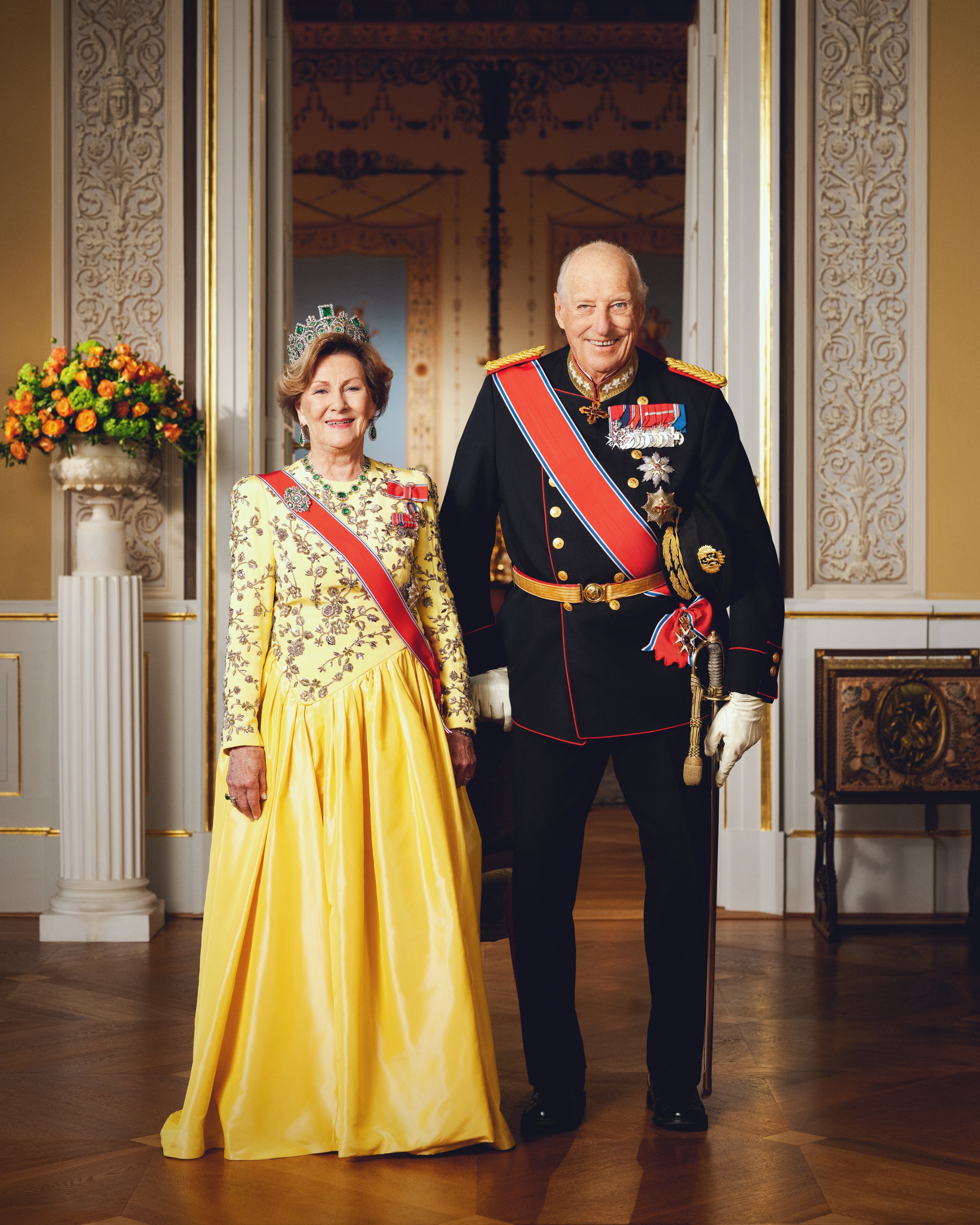 Bilde av Kong Harald og Dronning Sonja.

