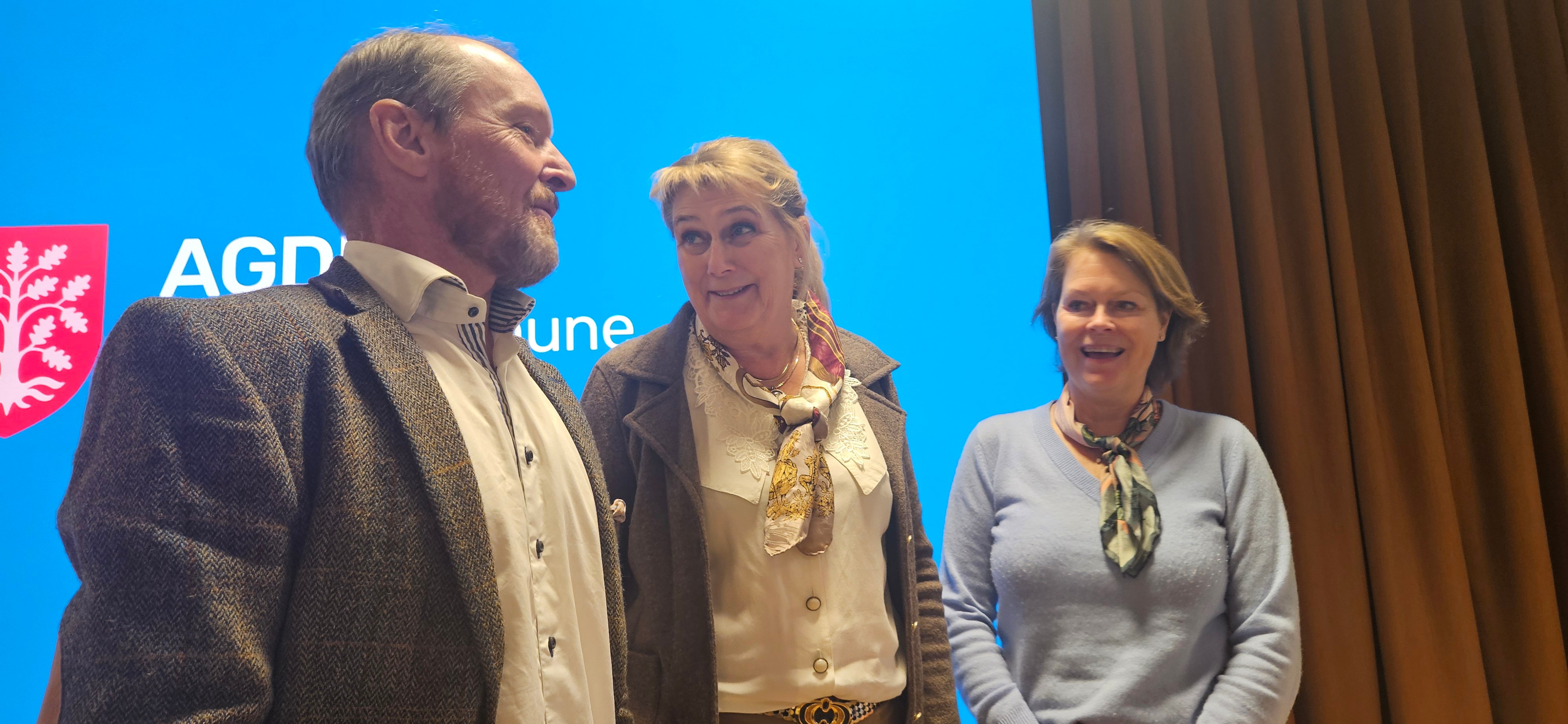Christian Anton Smedshaug, Gina Lund og Anne Skuterud. Foto: Reidar Tveiten / Statsforvalteren i Agder.
