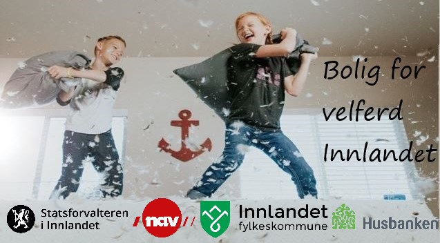 Logo-Statsforvalteren i Innlandet, Husbanken, Nav, Innlandet fylkeskommune