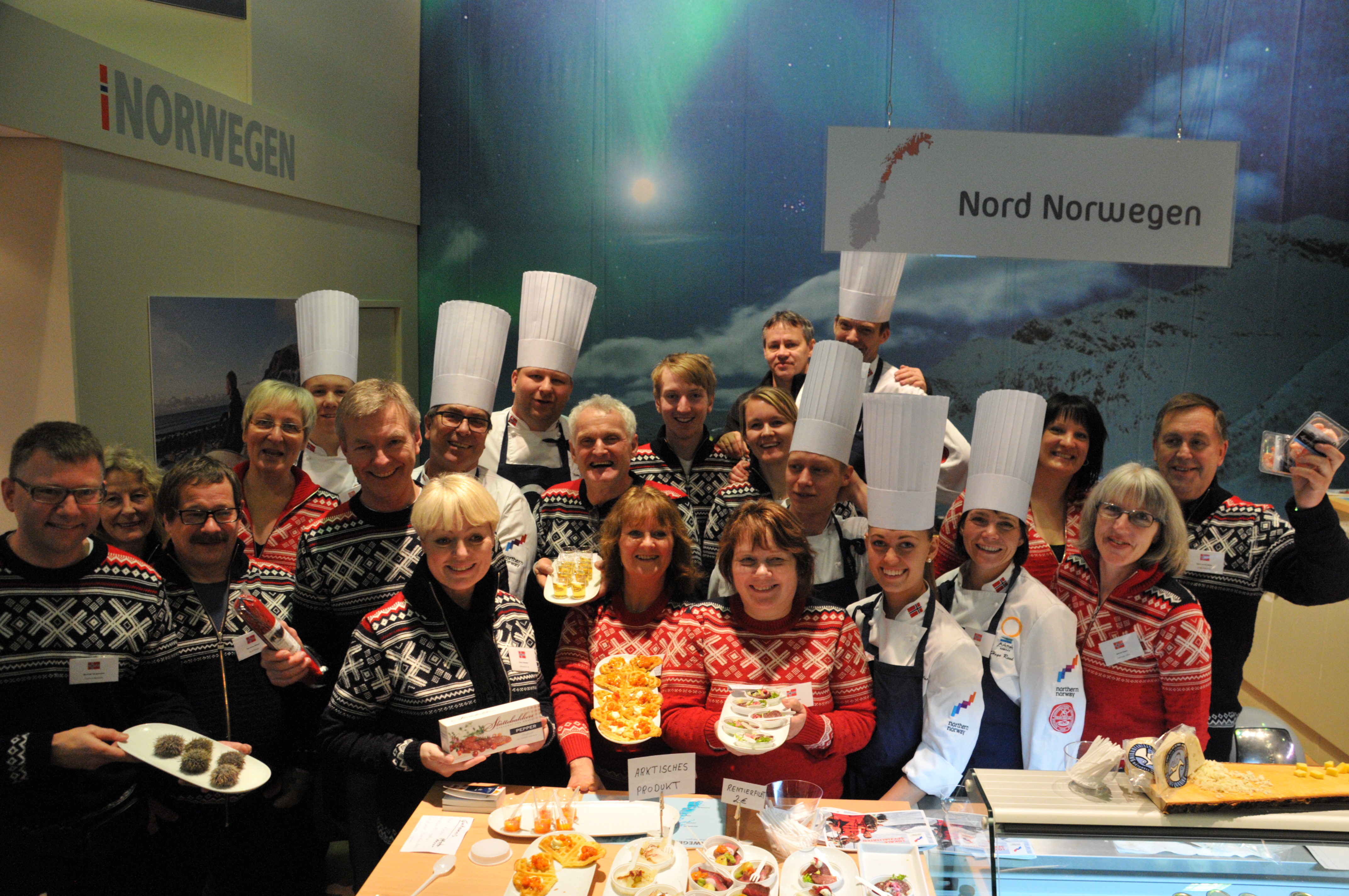 Deltakere fra Nord-Norge under Grüne Woche 2014