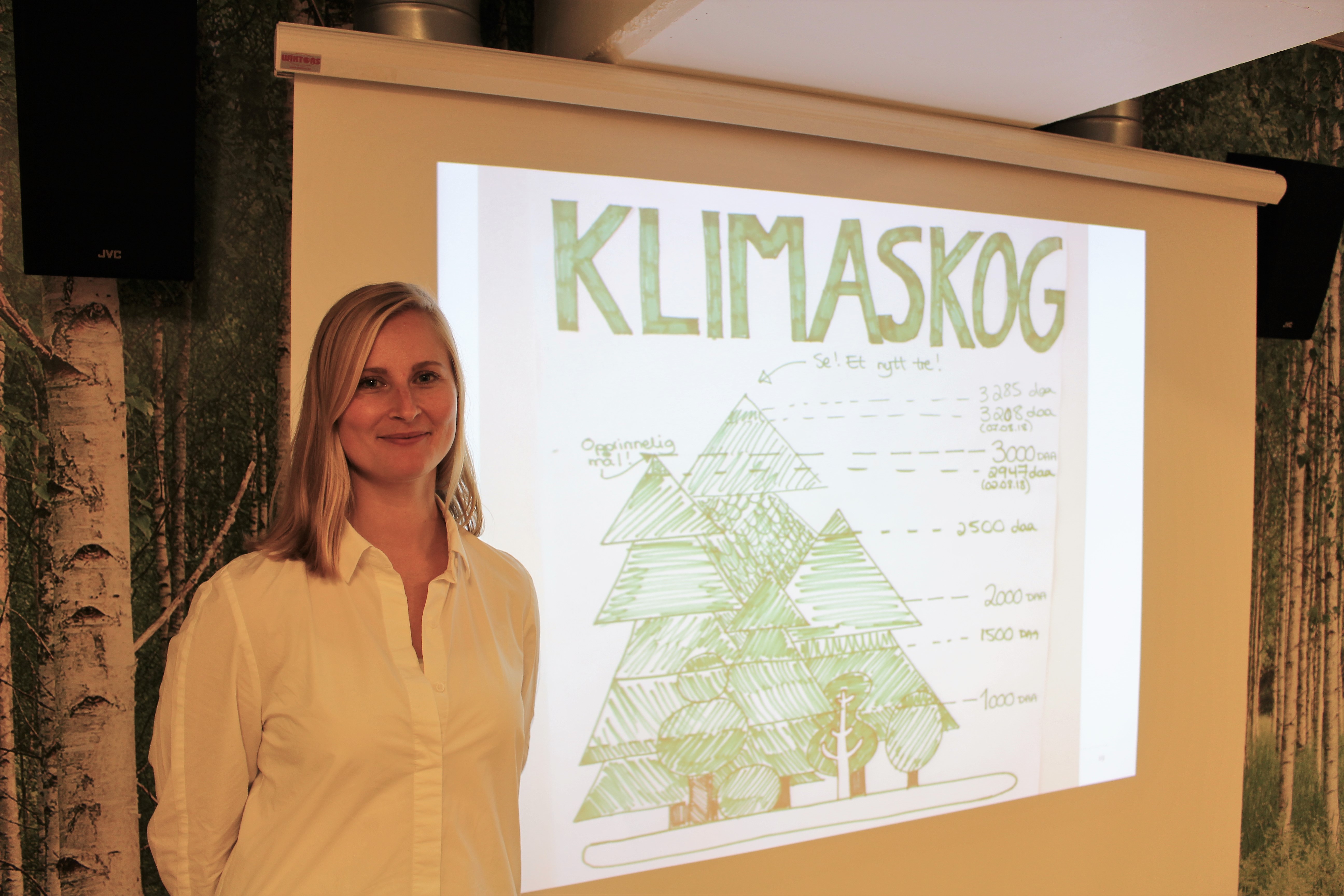 Prosjektleiar Ingeborg Anker-Rasch presenterte resultata frå pilotfasen.