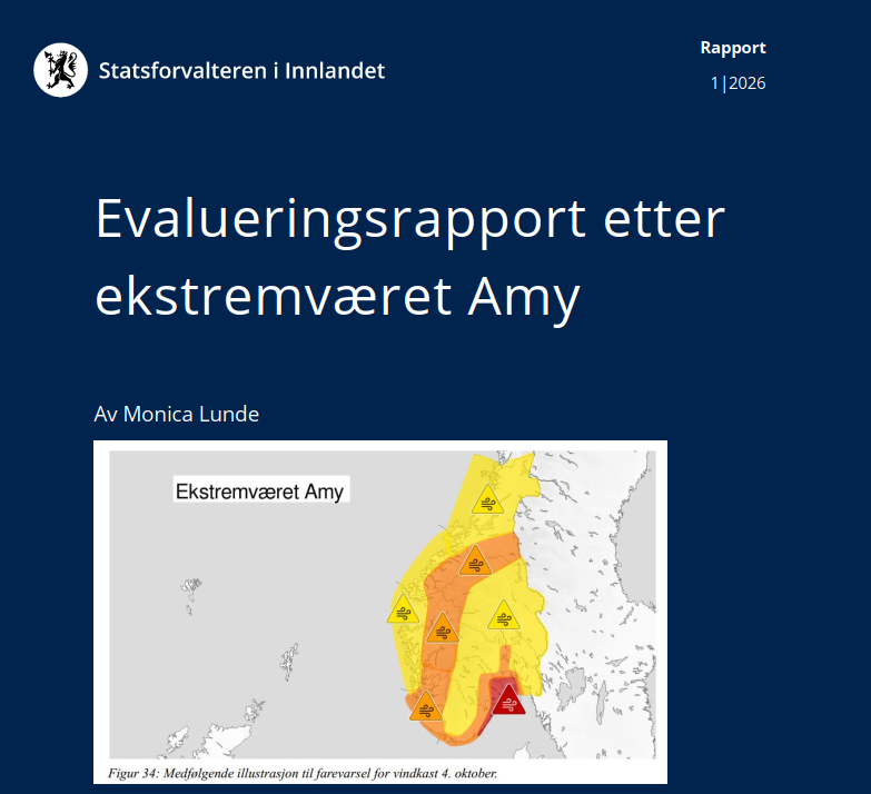 Utklipp av forsiden på rapporten.