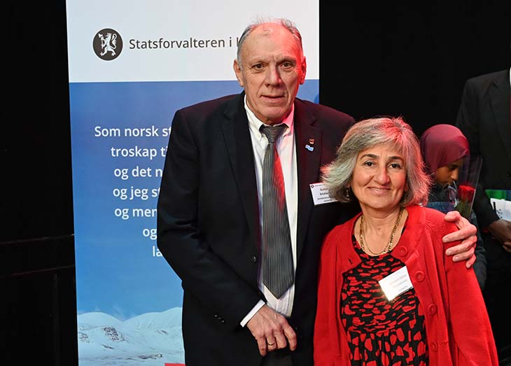 Foto: Statsforvalteren i Innlandet/Benedicte Kvalsund. Gruppebilde Eidskog fra statsborgerseremoni