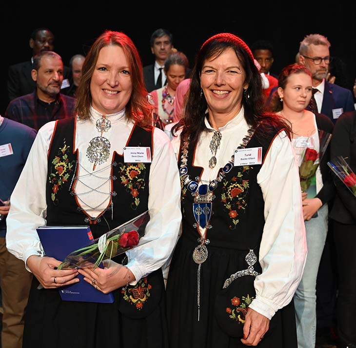 Foto: Statsforvalteren i Innlandet/Benedicte Kvalsund. Gruppebilde Trysil fra statsborgerseremoni