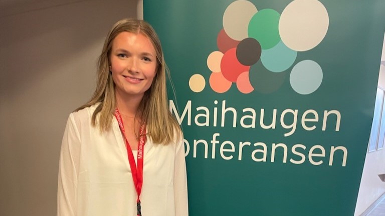 Ine Nyhus Solli fra Sel deltok på Maihaugenkonferansen. Foto: Hanne Kjøsnes. Ine Nyhus Solli fra Sel.