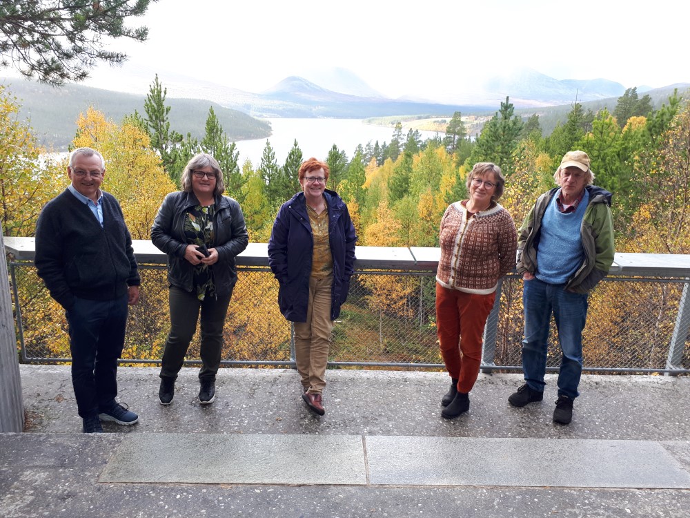 Stopp på Sohlbergs plass i samband med forvaltningskontroll i Innlandet Foto: Anne Berit Grasbakken. Stopp på Sohlbergs plass i samband med forvaltningskontroll i Innlandet