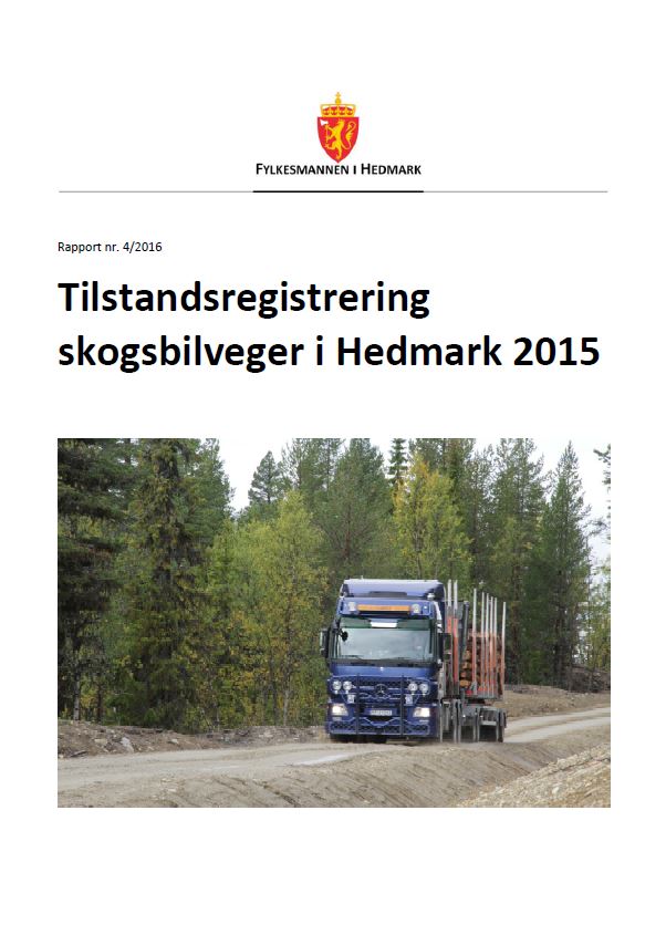 Tilstandsregistrering skogsbilveger i Hedmark 2015