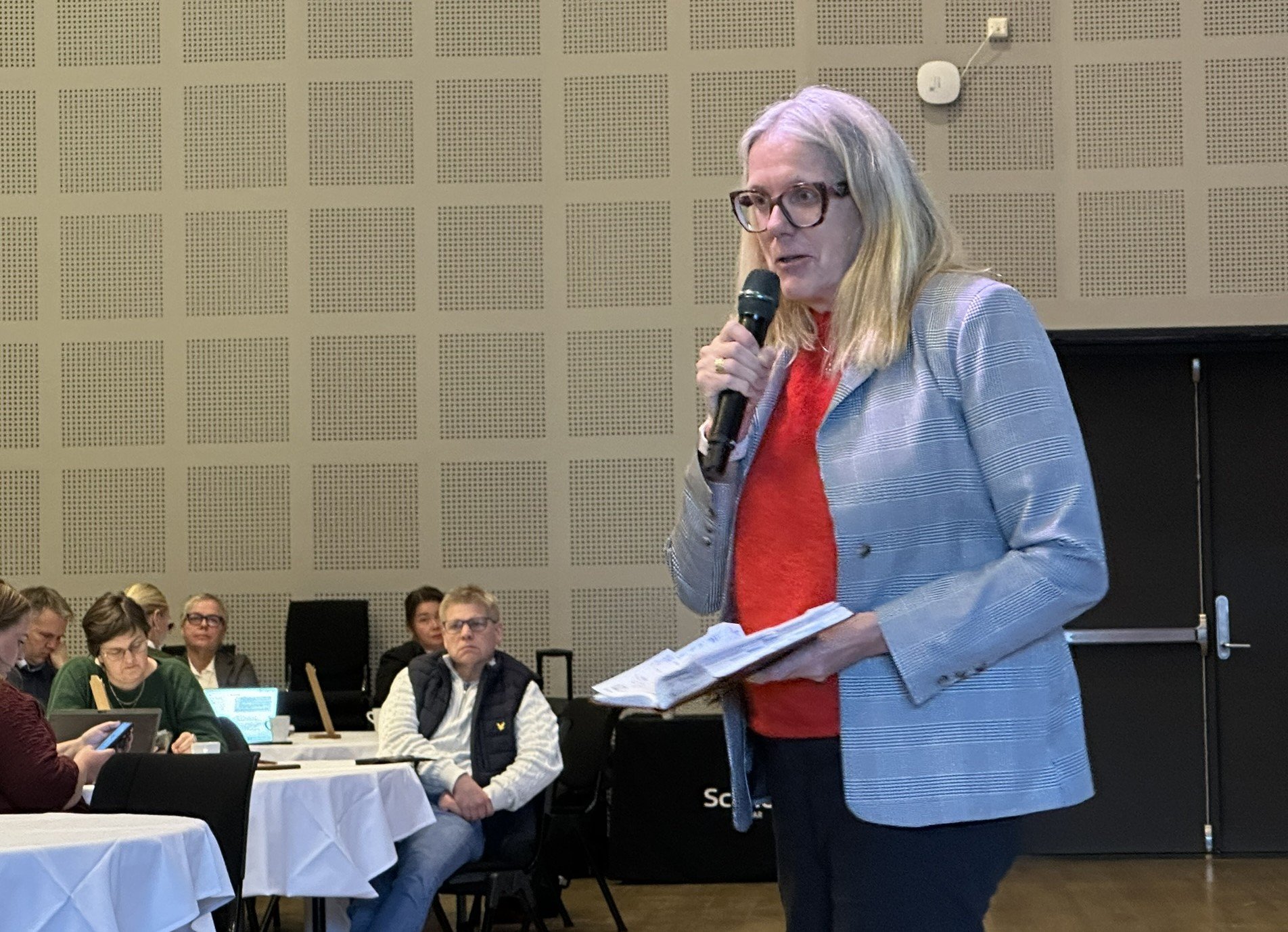 Anne Kathrine Fossum snakker på Treffpunkt Innlandet.