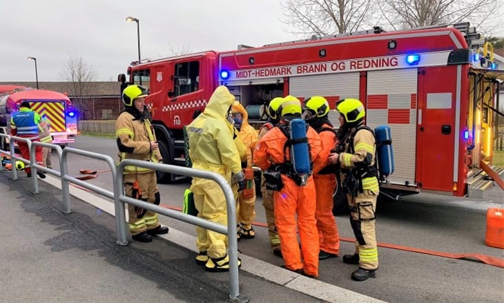 Personell fra brann og redning