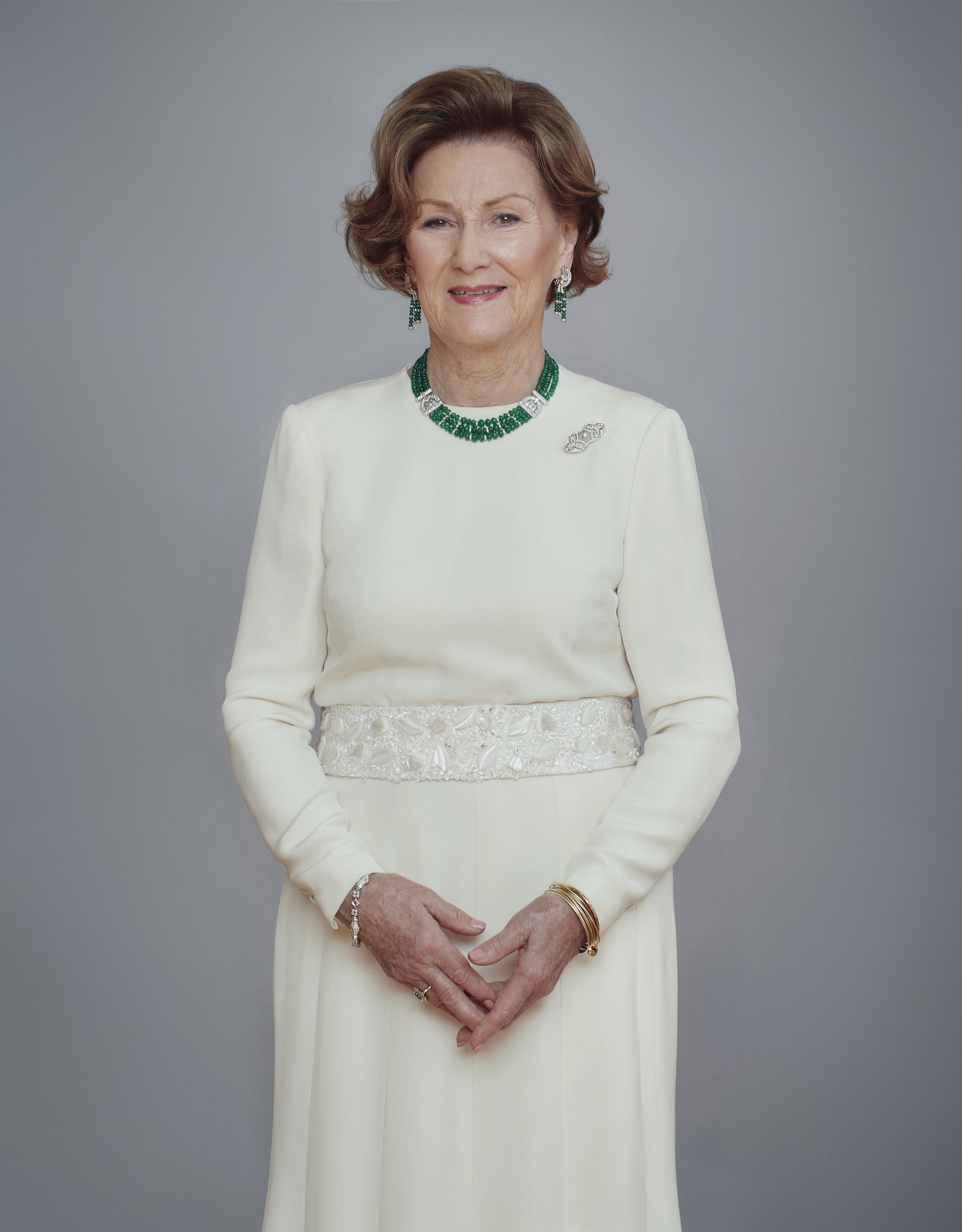 Hennes Majestet Dronning Sonja. Foto: Jørgen Gomnæs / Det kongelige hoff. Portrett Norges Dronning